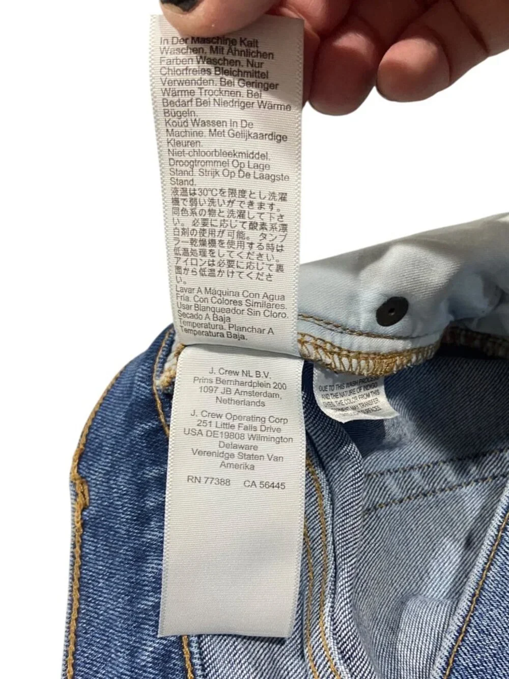 J.Crew Essential Straight Leg Jeans Blue Size 27 Preppy Minimalist Classic Cute
